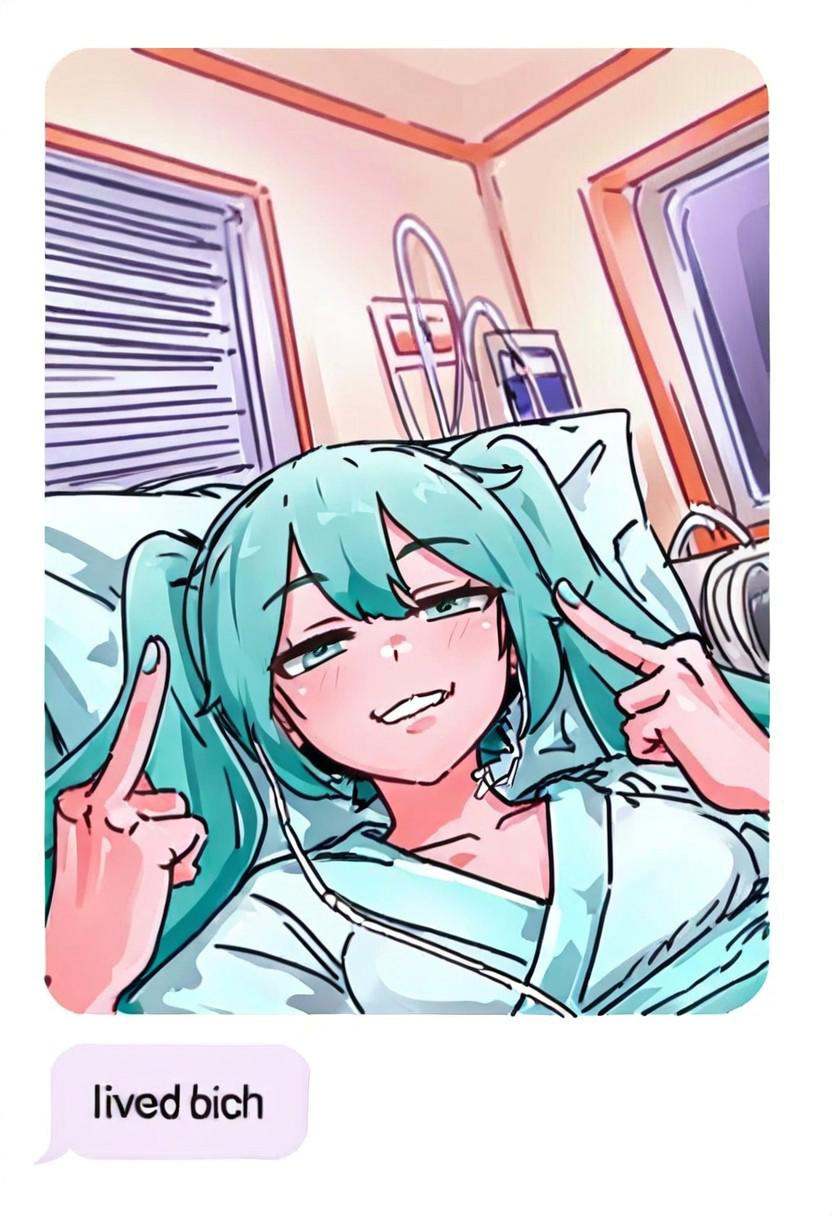 ilivedbitch,  hatsune miku,  smile on Tensor.Art