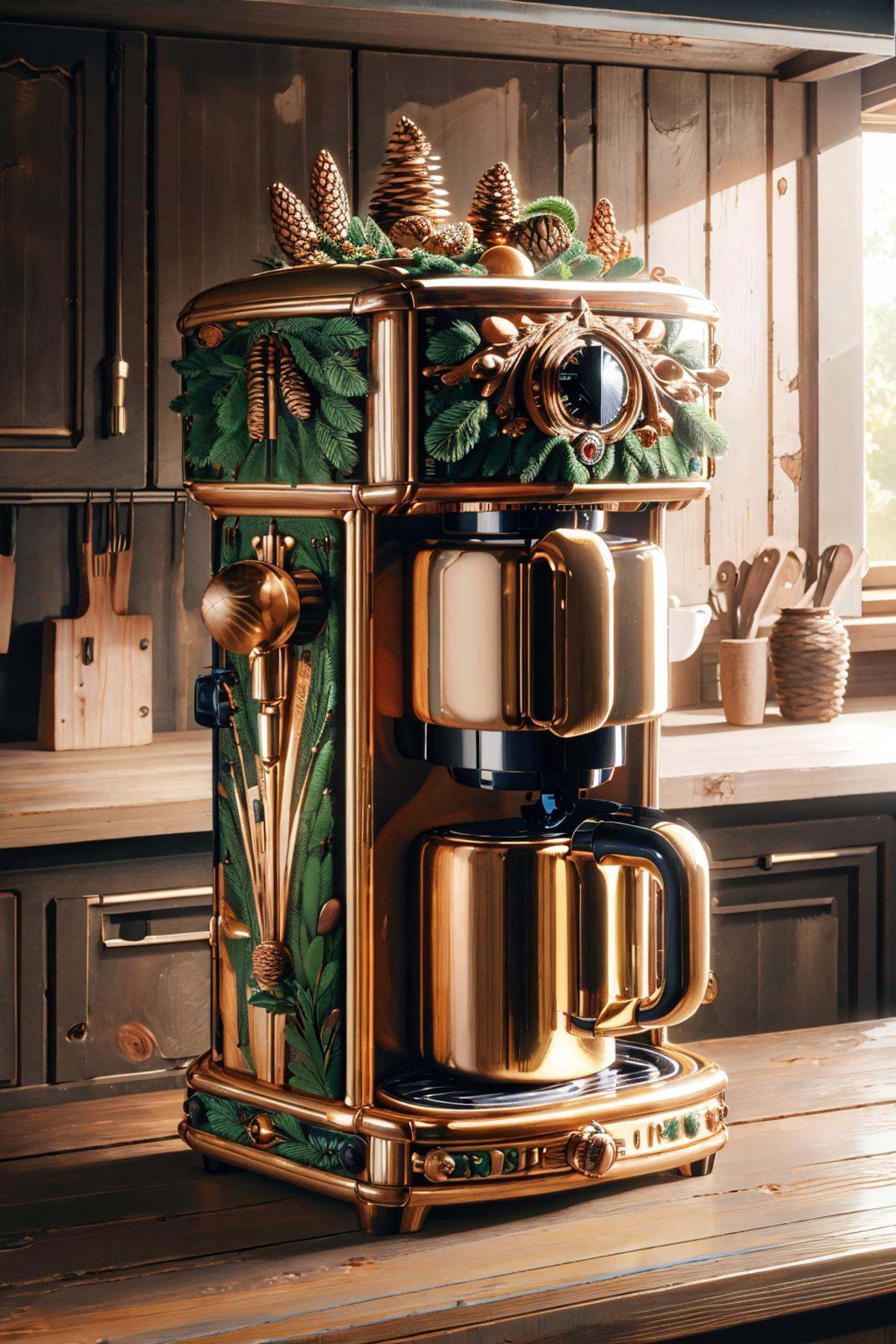 masterpiece,  best quality,  evergreenstyle coffee machine on Tensor.Art