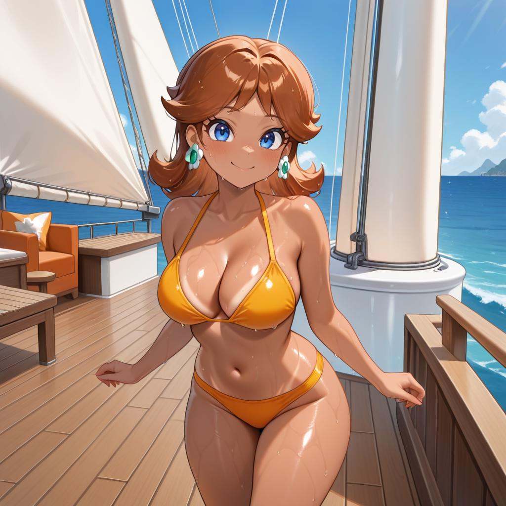 y4cht,  yacht deck,  wooden deck on Tensor.Art