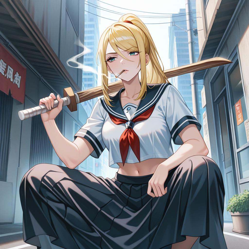 1girl,  solo,  cowboy shot on Tensor.Art