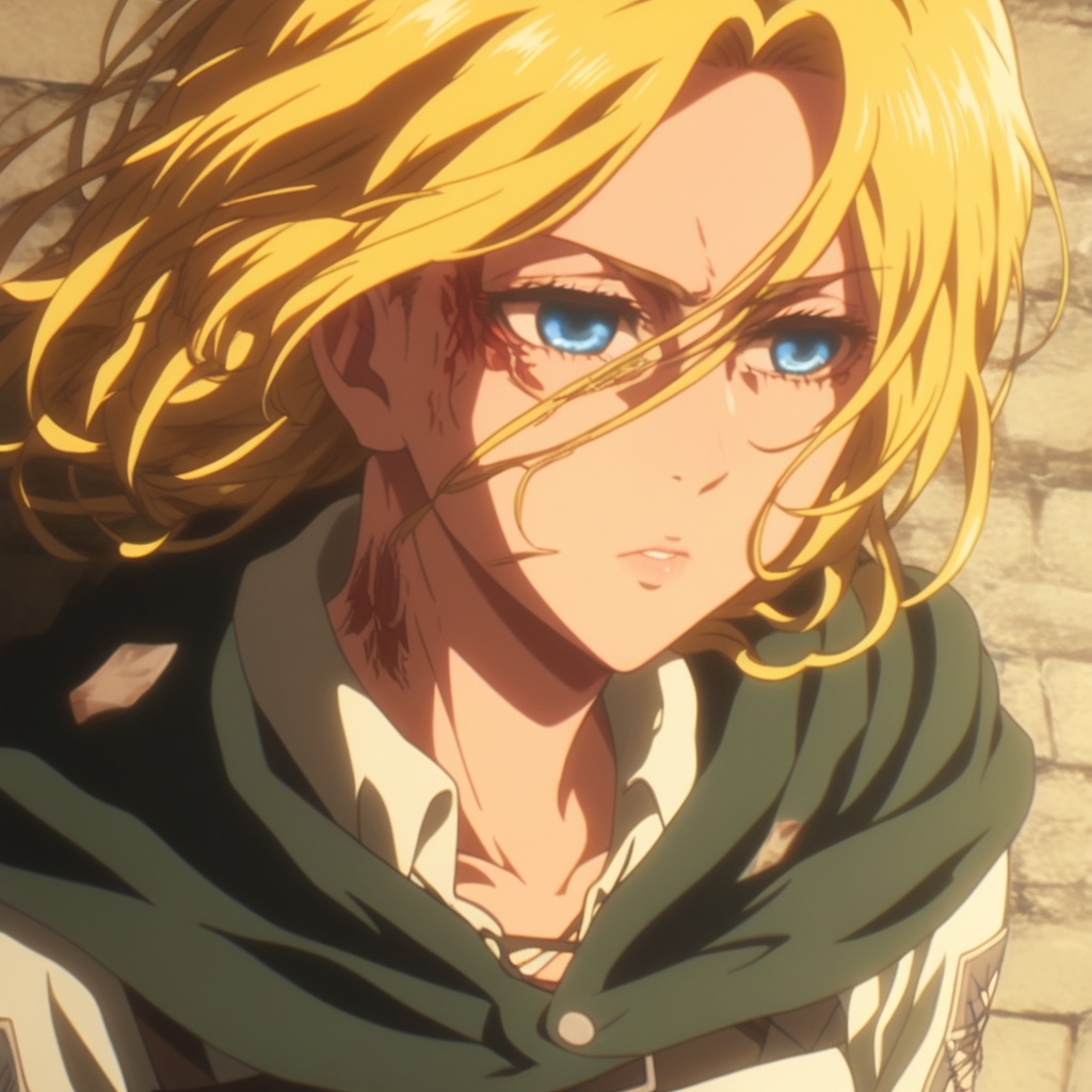 1girl,  blonde hair,  blue eyes on Tensor.Art