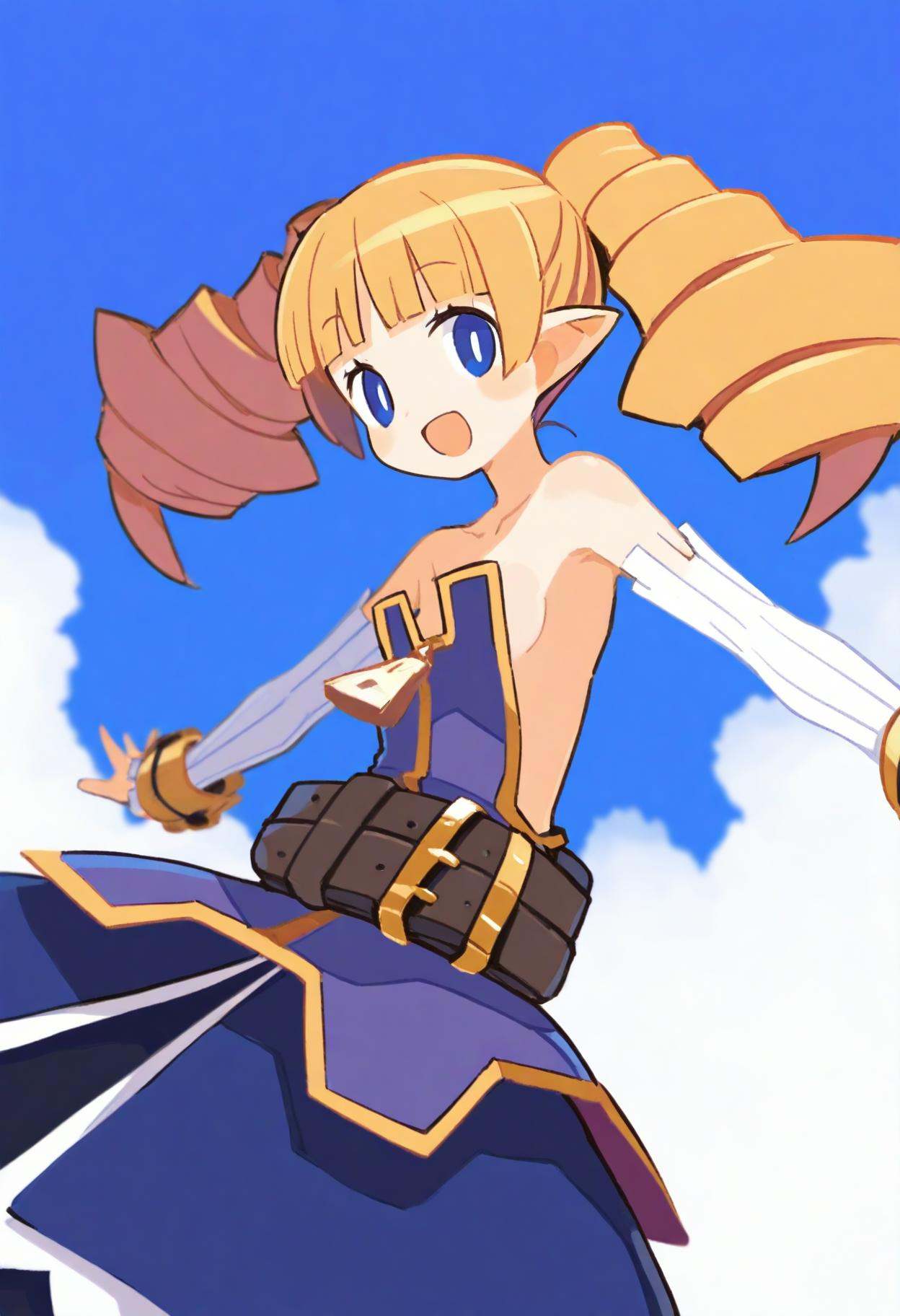 1girl,  archer \(disgaea\),  harada takehito on Tensor.Art
