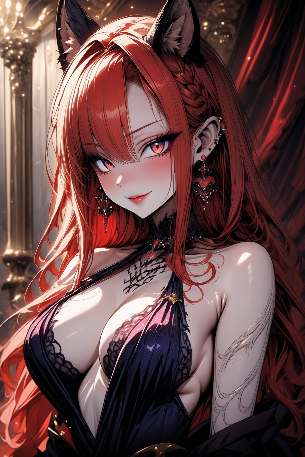 Girl,  1 girl,  redhead on Tensor.Art