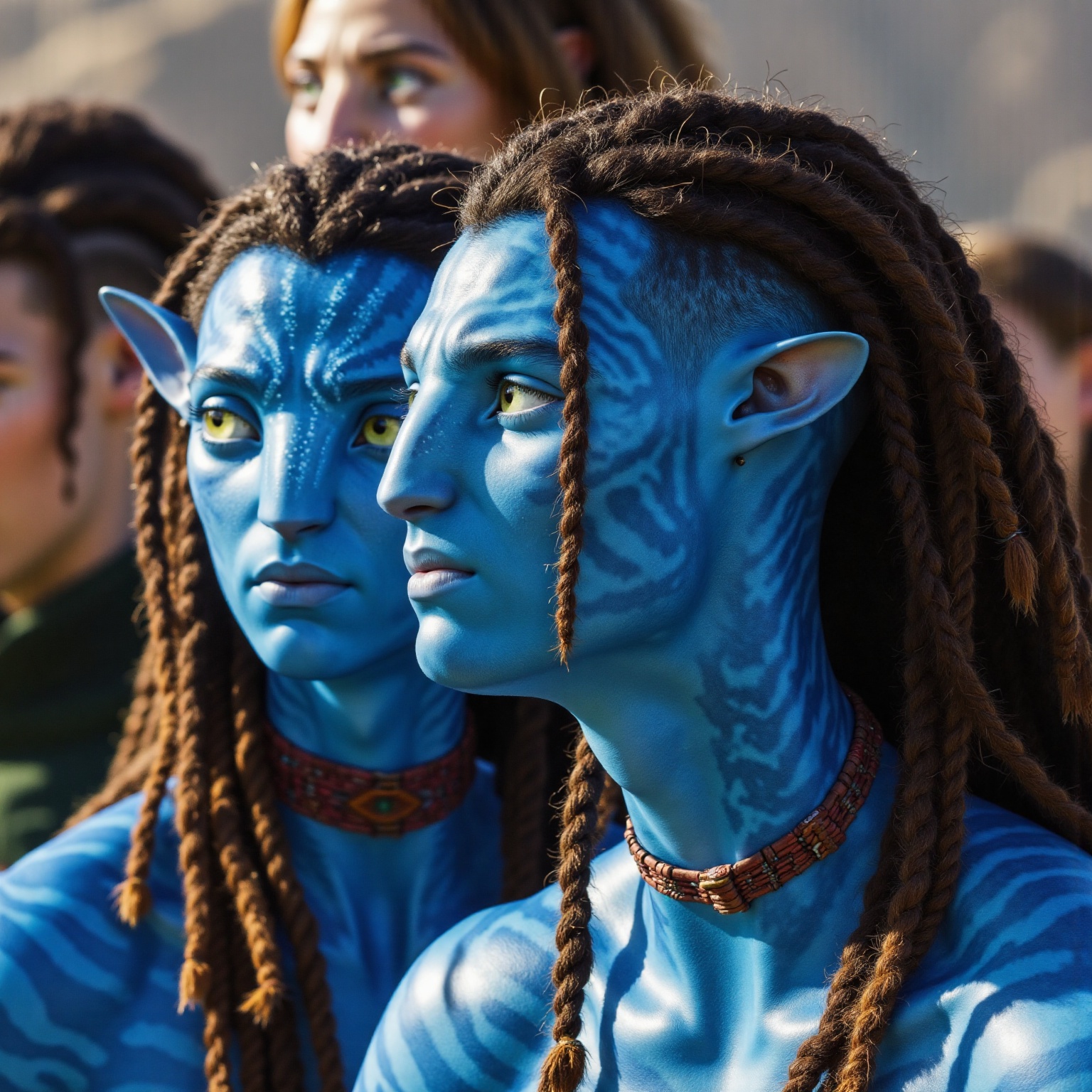 a couple photoshoot,  Avatar,  blue skin on Tensor.Art