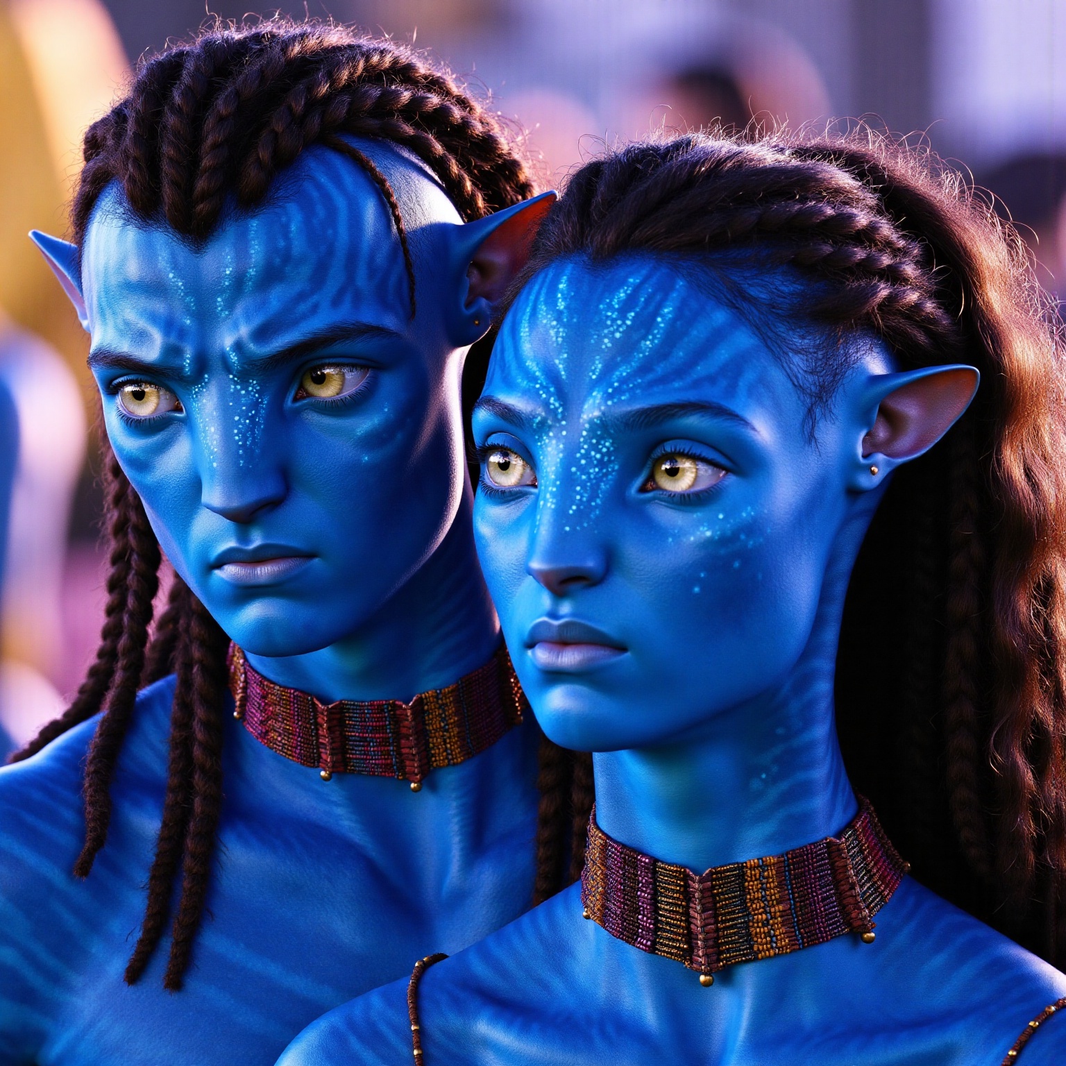a couple photoshoot,  Avatar,  blue skin on Tensor.Art