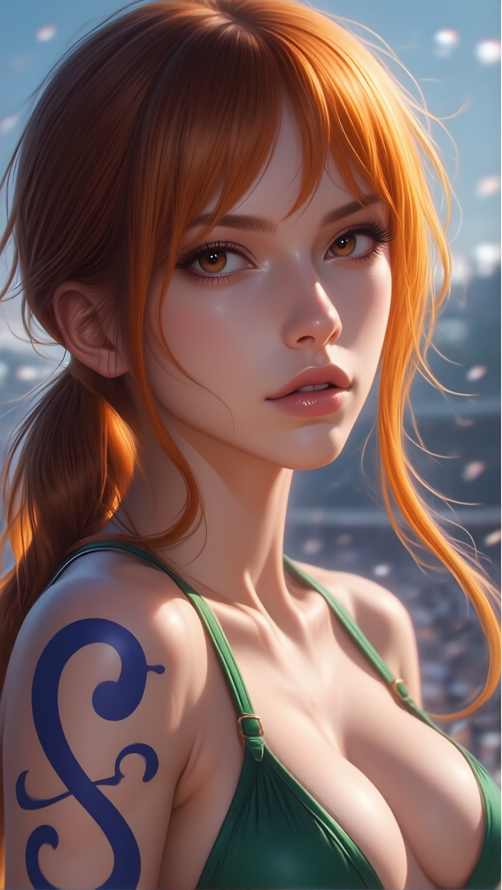 full-body,  Long hair,  Bangs on Tensor.Art