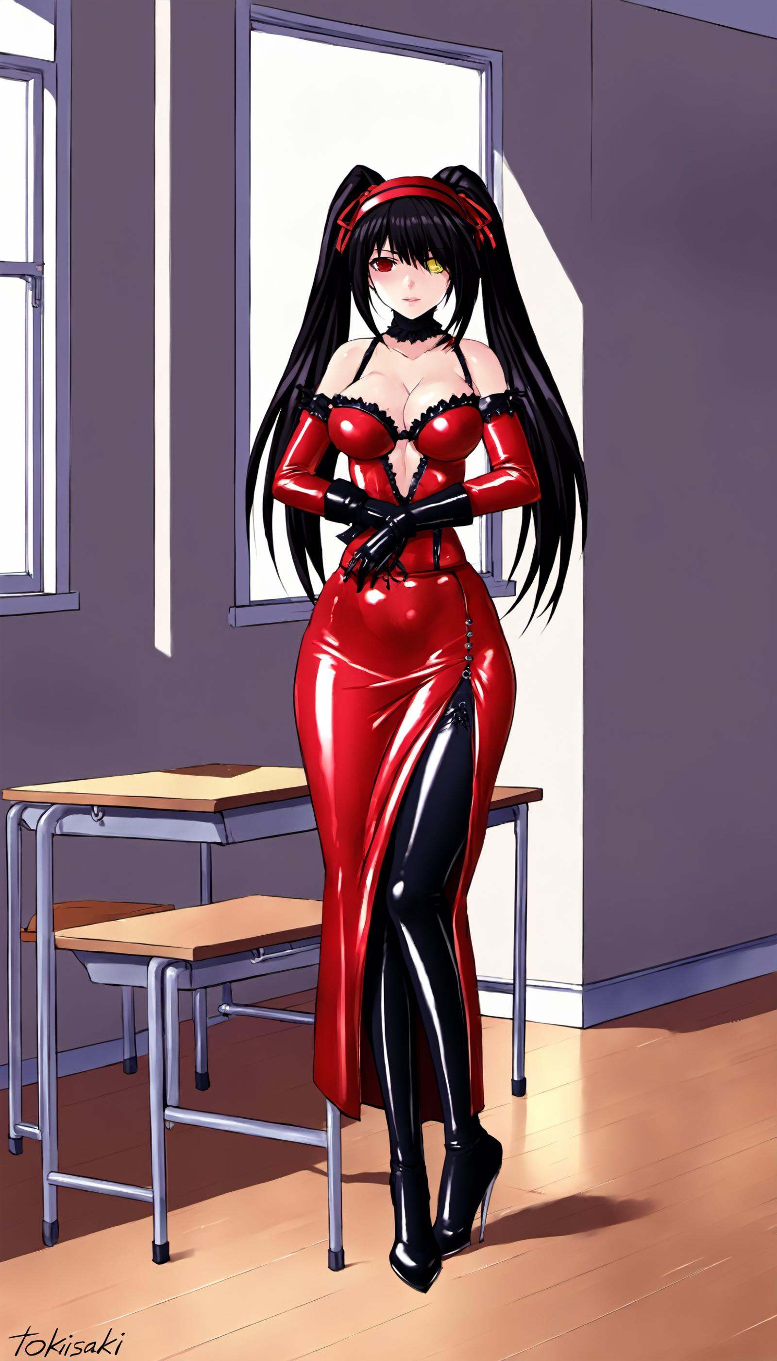 1girl,  tokisaki kurumi,  date a live on Tensor.Art