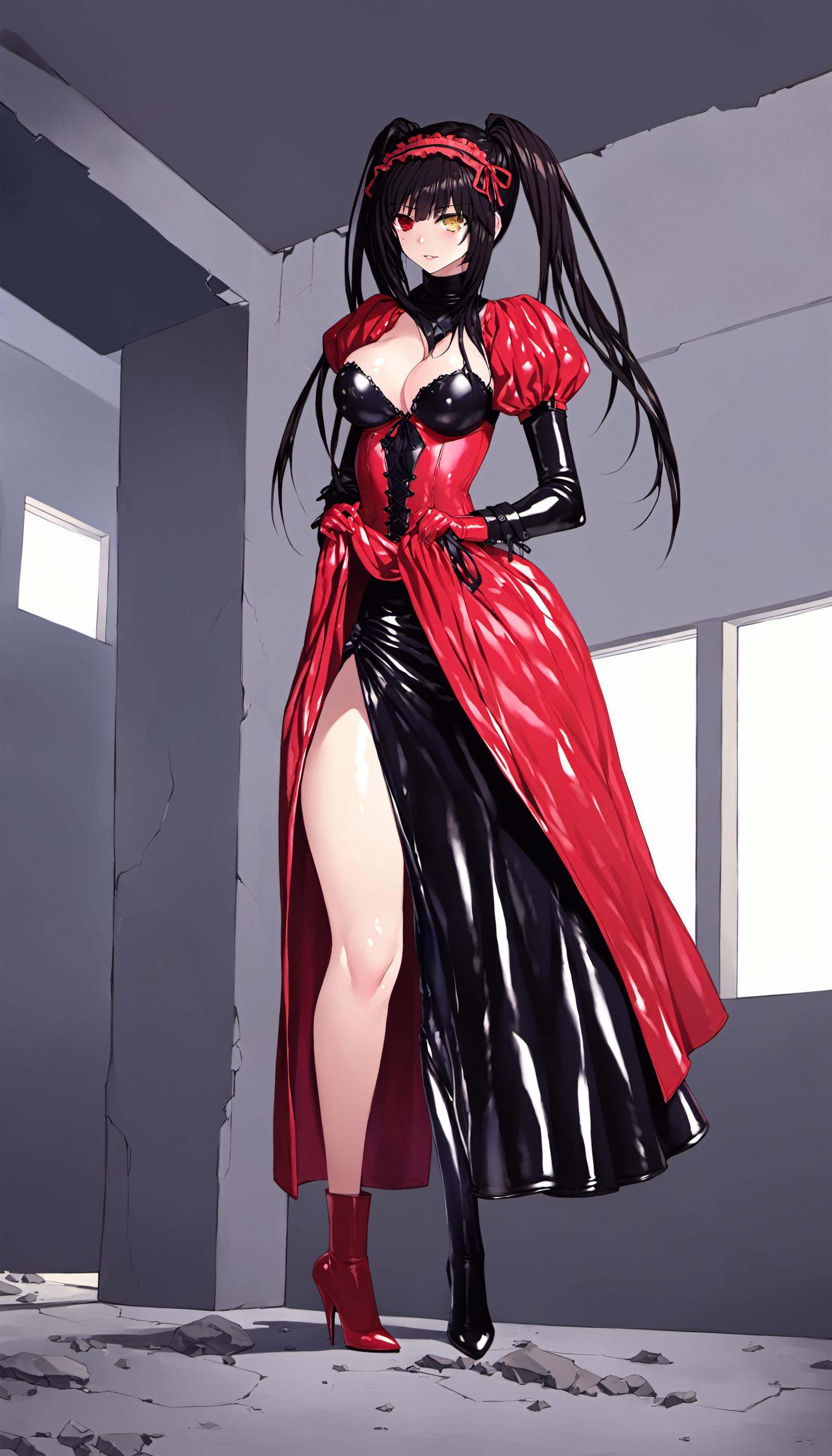 1girl,  tokisaki kurumi,  date a live on Tensor.Art