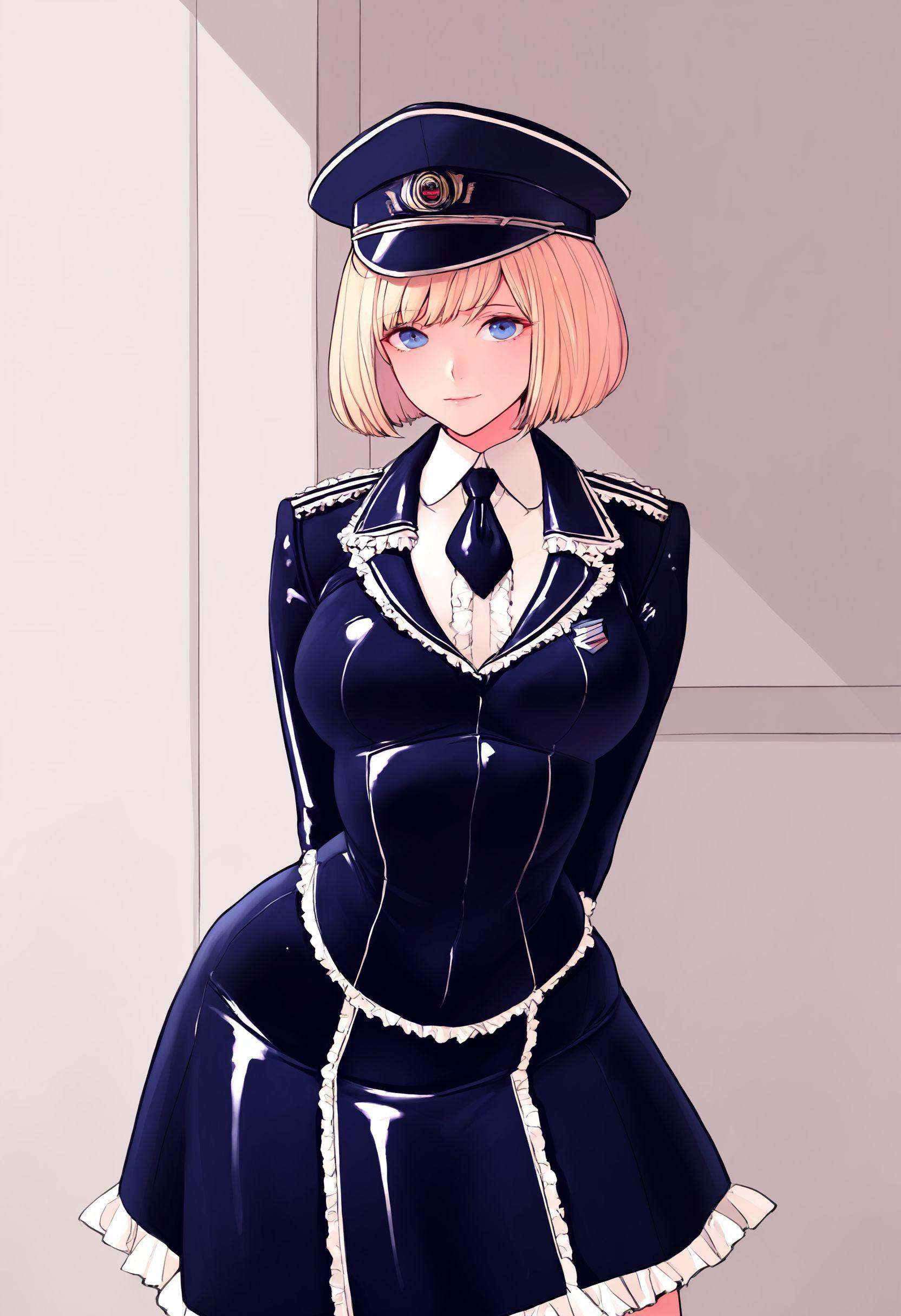 1girl,  blonde hair,  short hair on Tensor.Art