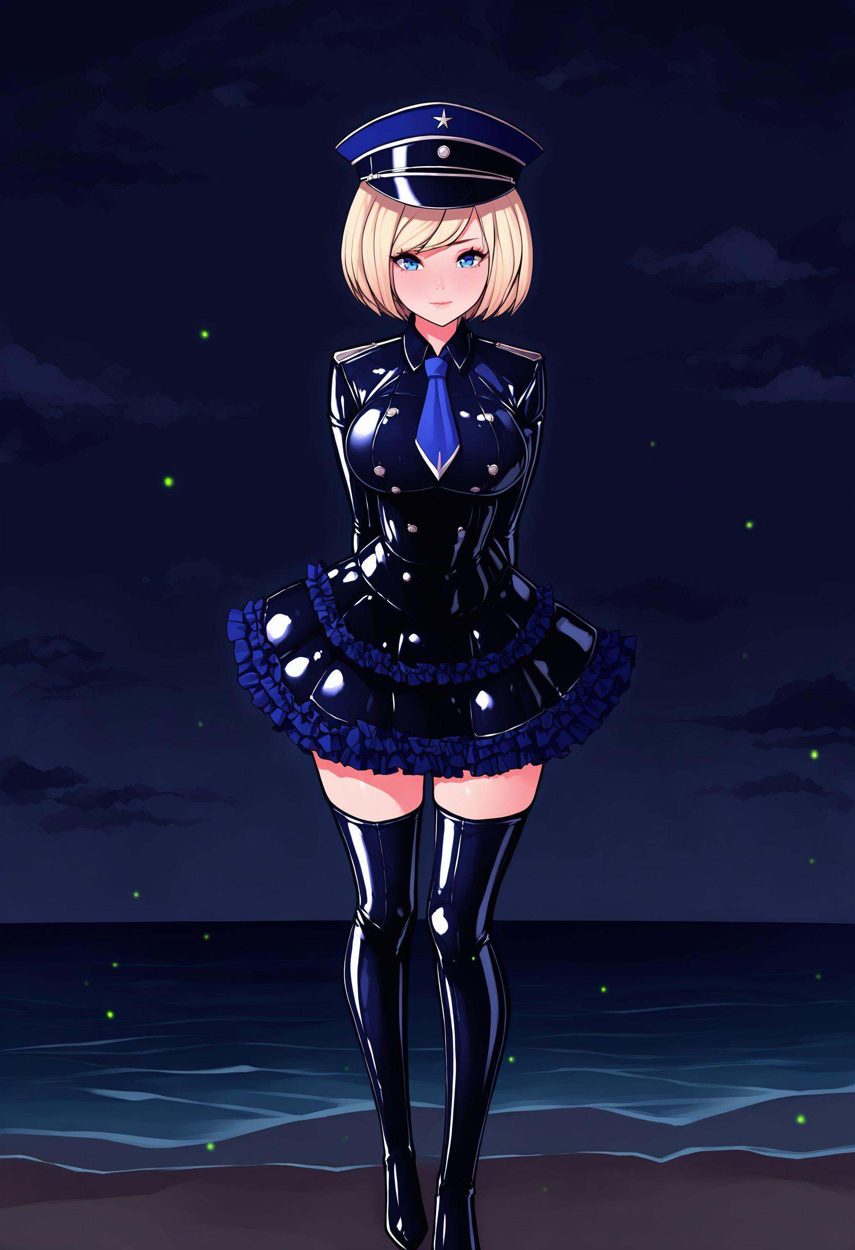 tesomu,  1girl,  blonde hair on Tensor.Art