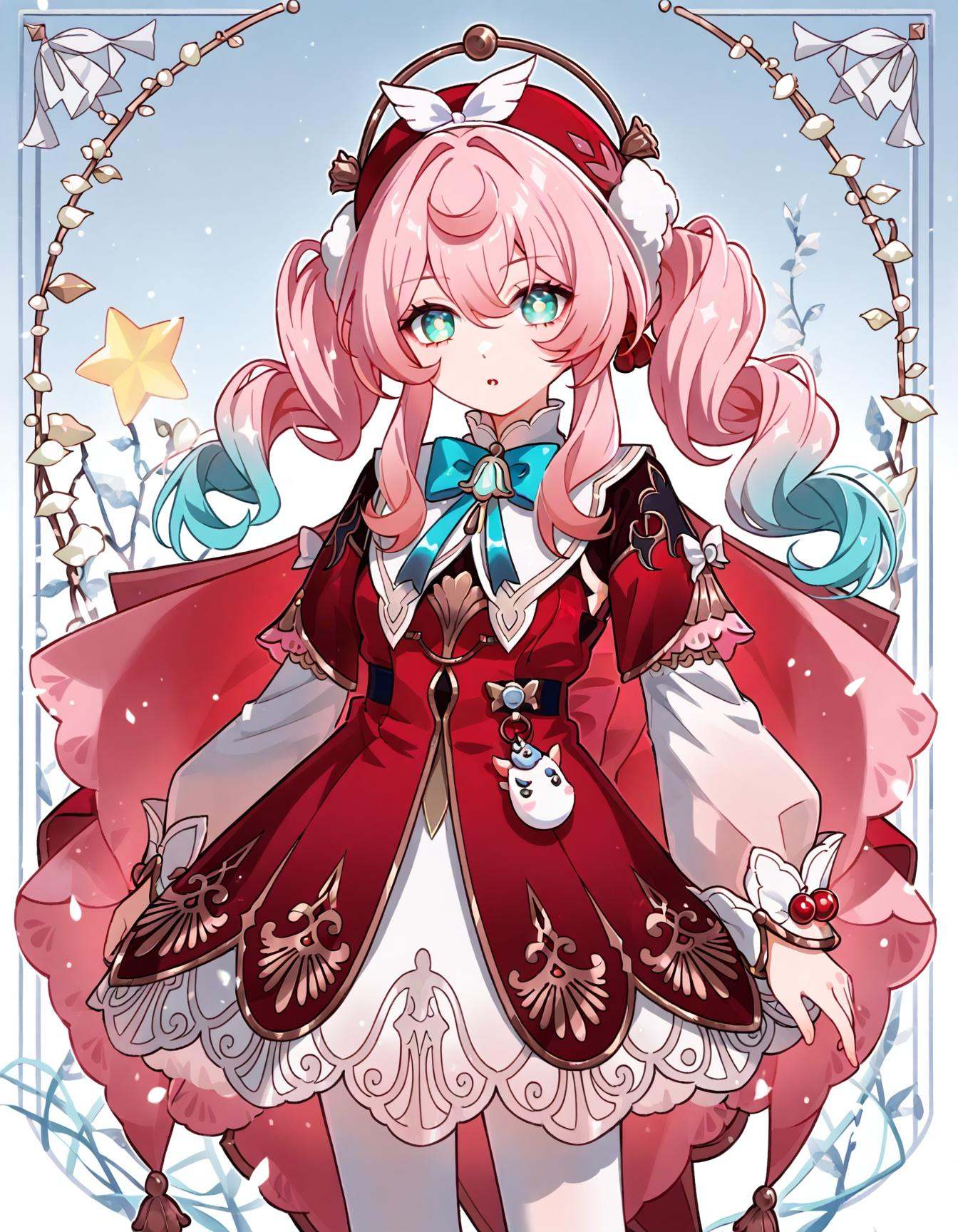 hyacine \(honkai star rail\),  1girl,  solo on Tensor.Art