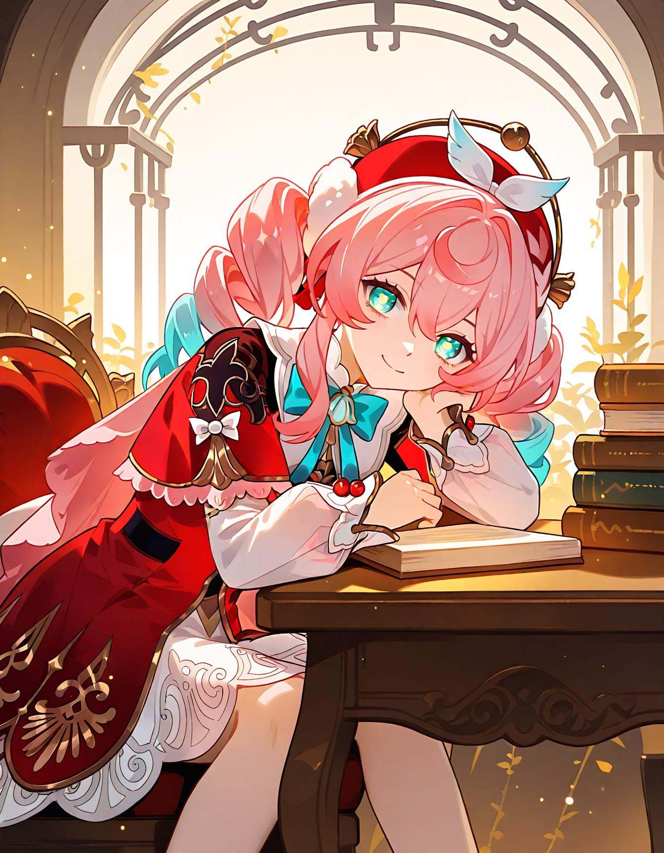 hyacine \(honkai star rail\),  1girl,  solo on Tensor.Art