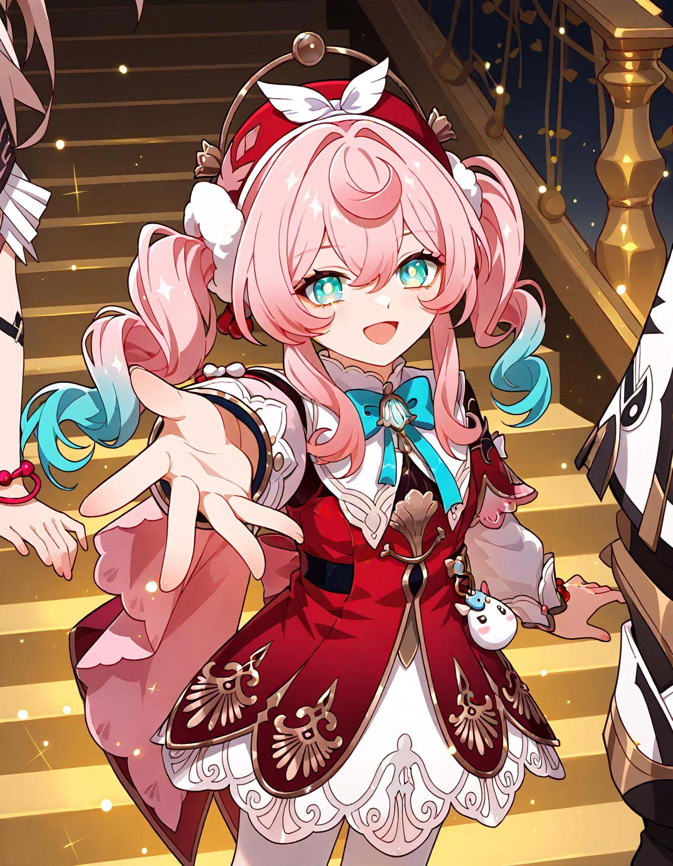 hyacine \(honkai star rail\),  1girl,  open mouth on Tensor.Art