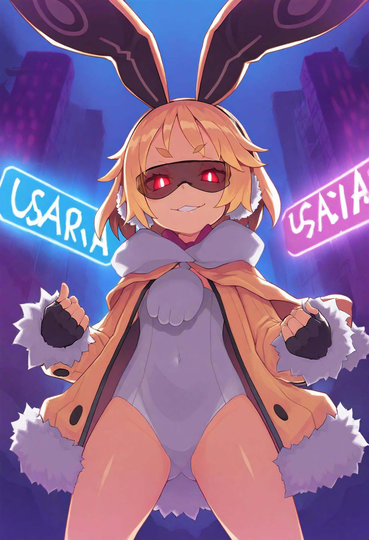 1girl,  usalia \(disgaea\),  red eyes on Tensor.Art
