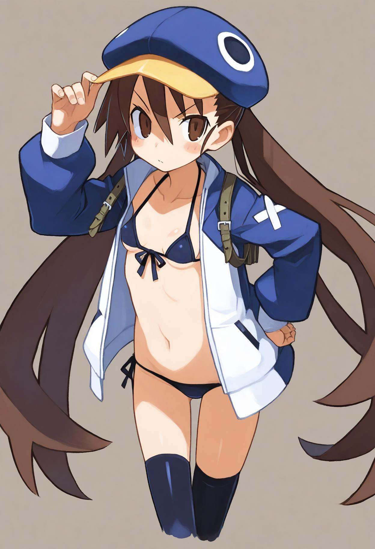 1girl,  kazamatsuri fuuka,  harada takehito on Tensor.Art