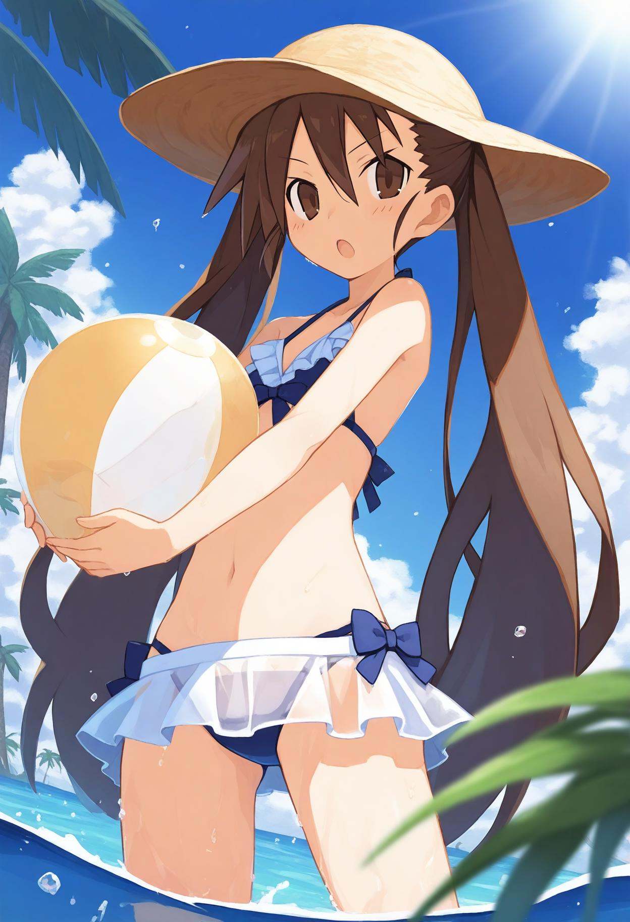 1girl,  kazamatsuri fuuka,  harada takehito on Tensor.Art