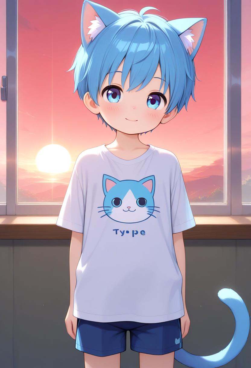 1boy,  type-g,  cat boy on Tensor.Art