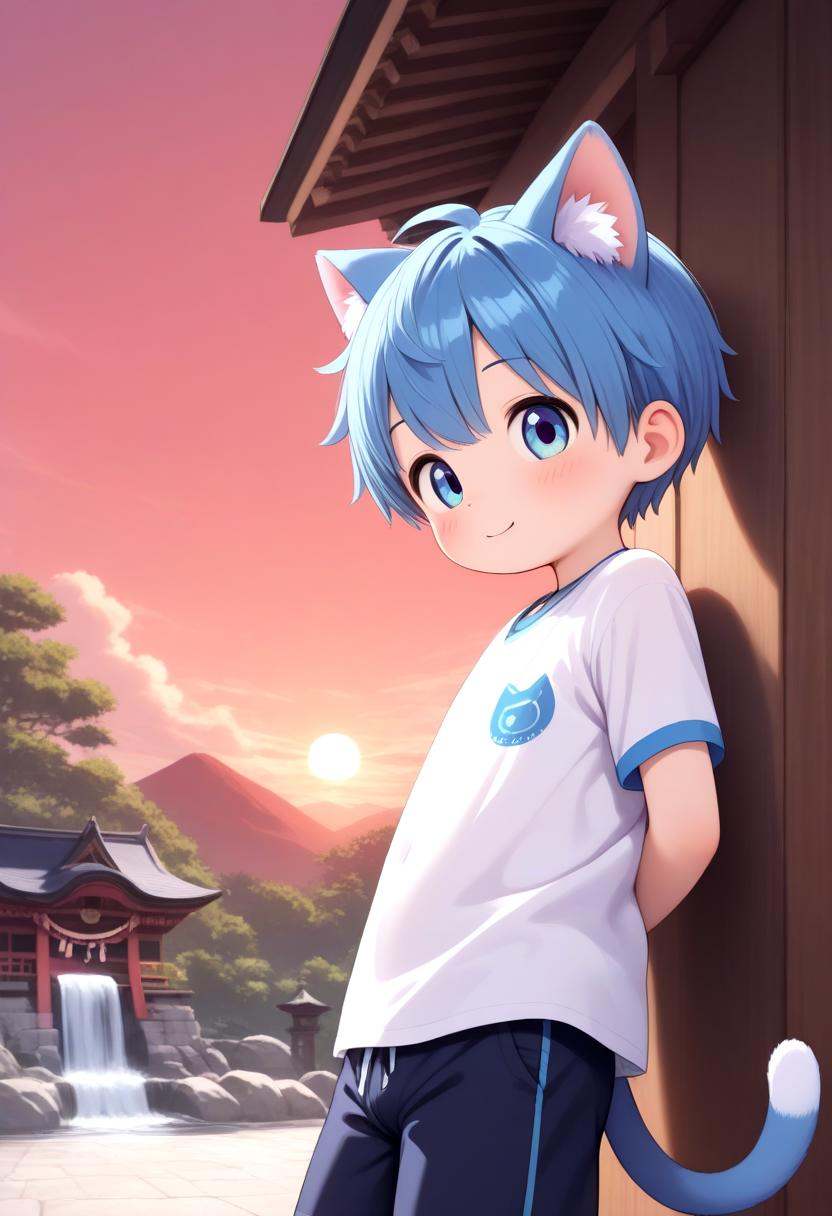 1boy,  type-g,  cat boy on Tensor.Art