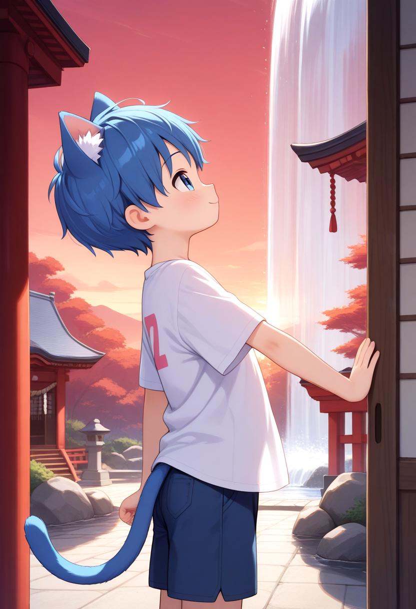 1boy,  type-g,  cat boy on Tensor.Art