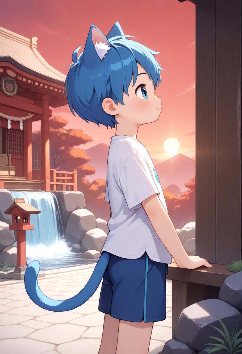 1boy,  type-g,  cat boy on Tensor.Art