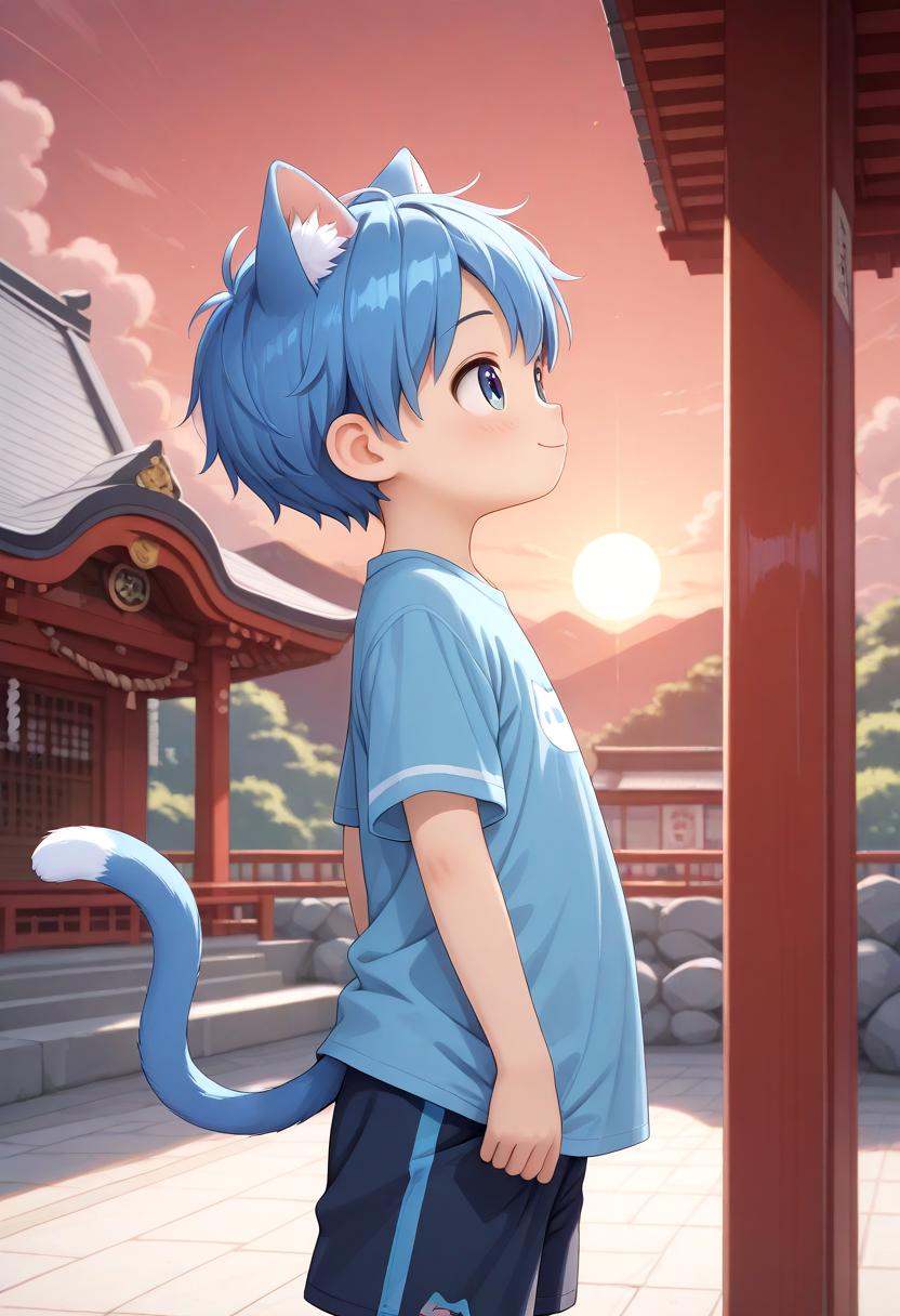 1boy,  type-g,  cat boy on Tensor.Art