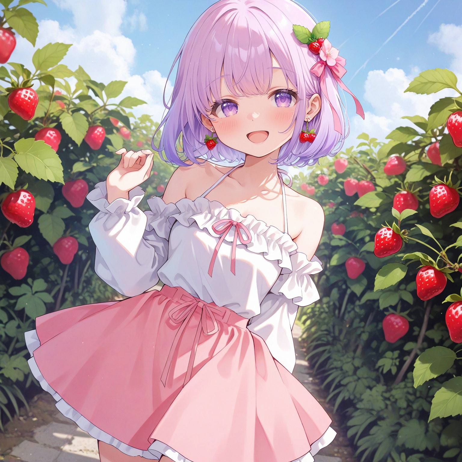 1girl,  fruit,  solo on Tensor.Art
