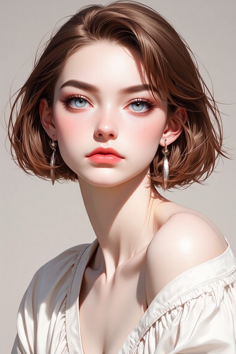 1girl,  solo,  looking at viewer on Tensor.Art