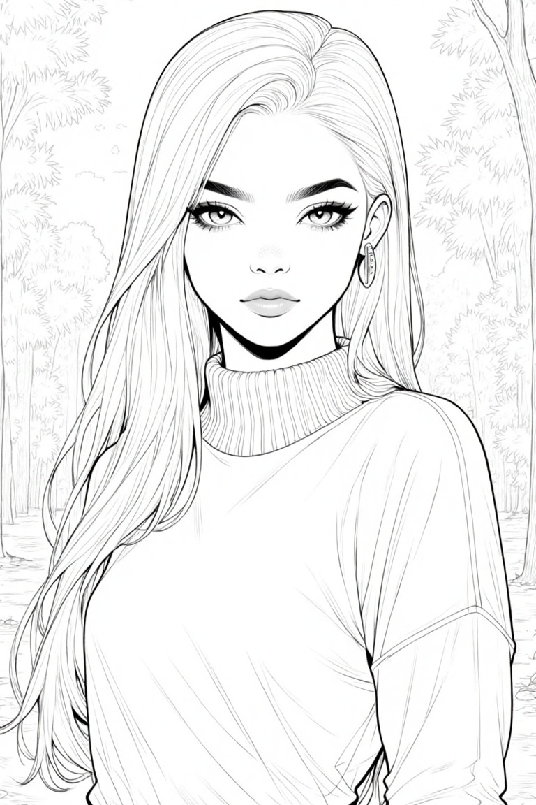 1girl,  solo,  long hair on Tensor.Art