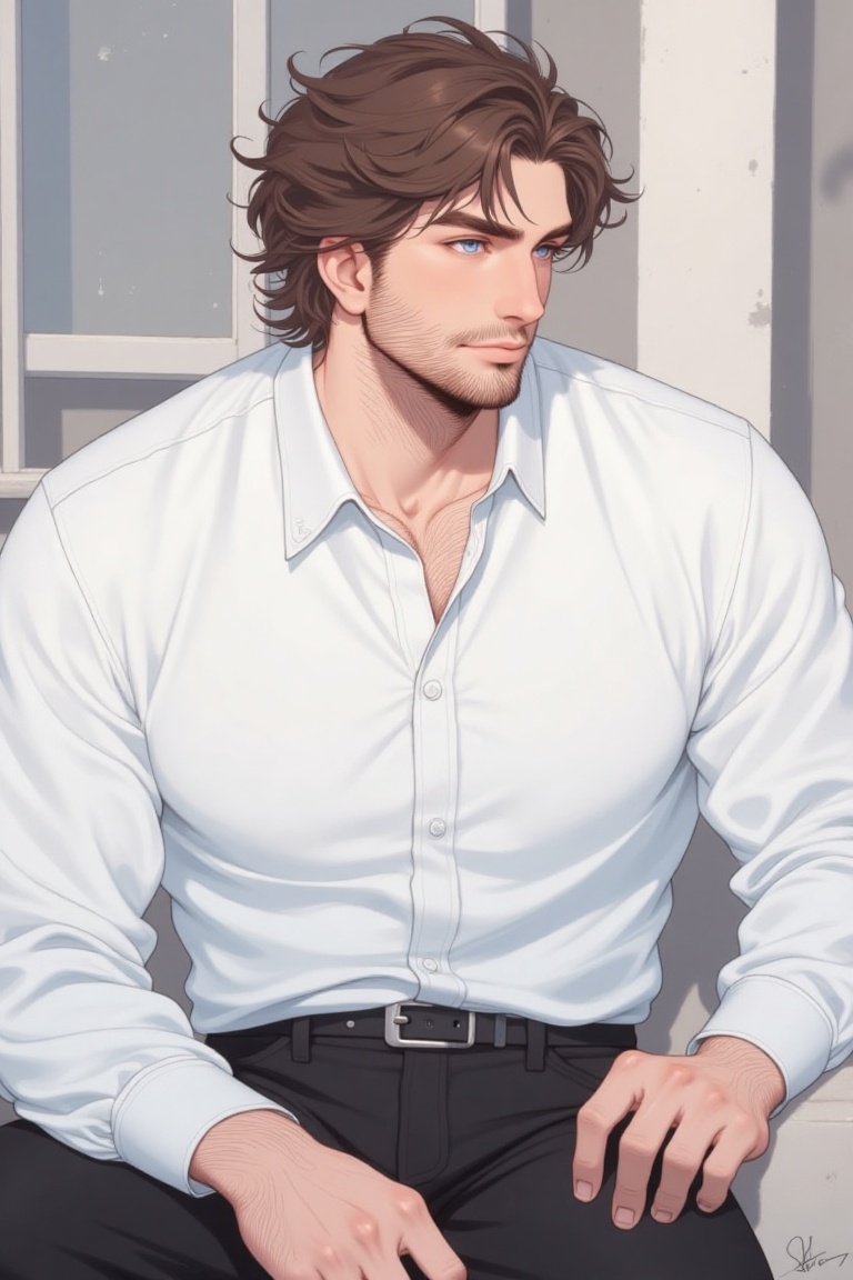 solo,  looking at viewer,  short hair on Tensor.Art