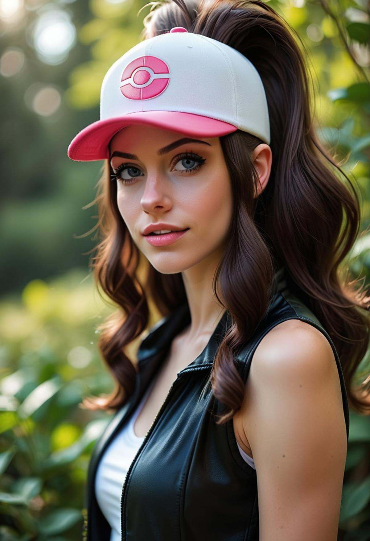 realistic,  (hilda from pokemon) on Tensor.Art
