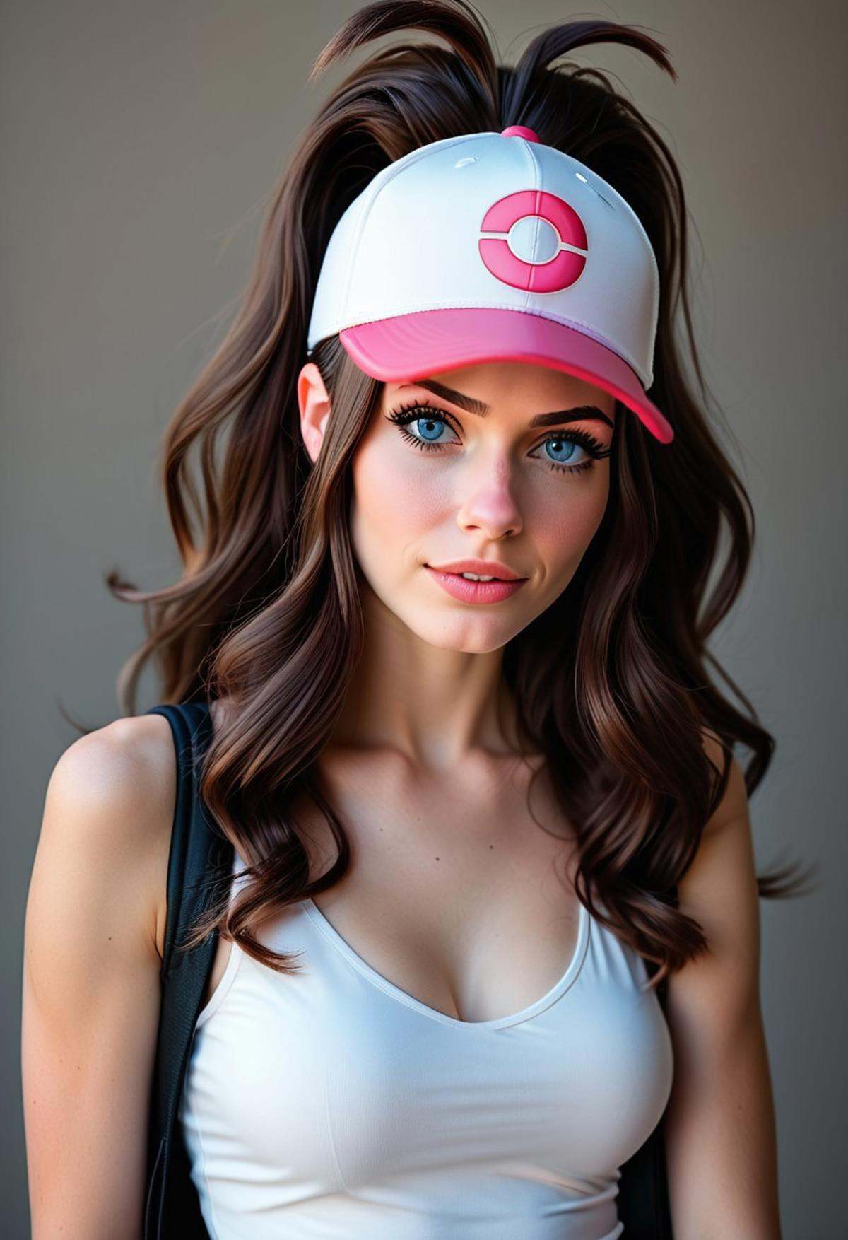 realistic,  (hilda from pokemon) on Tensor.Art