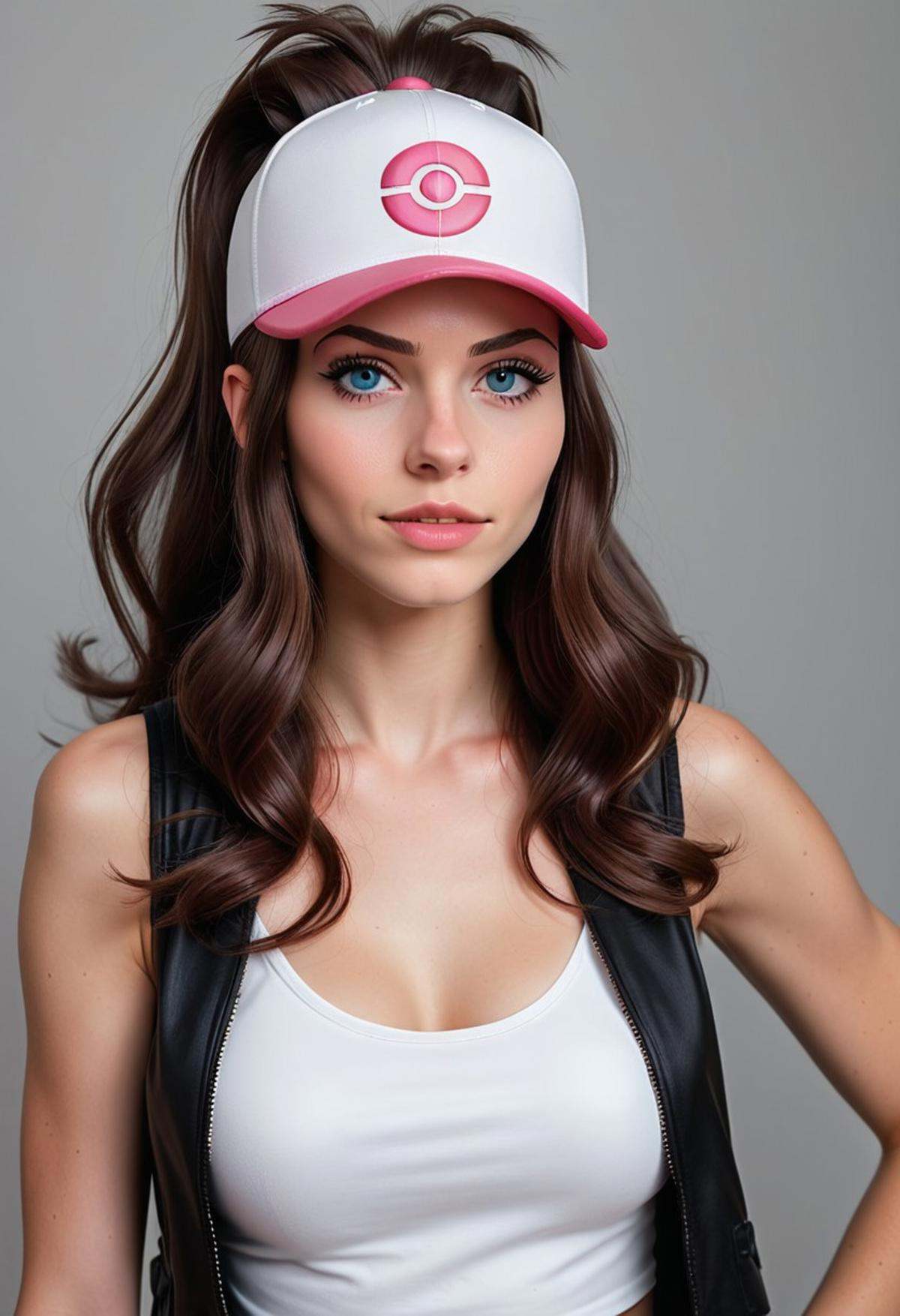 realistic,  (hilda from pokemon) on Tensor.Art