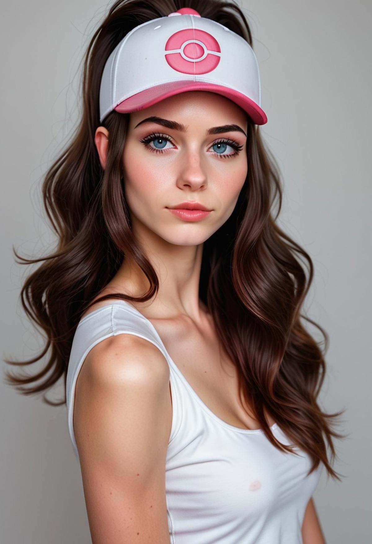 realistic,  (hilda from pokemon) on Tensor.Art
