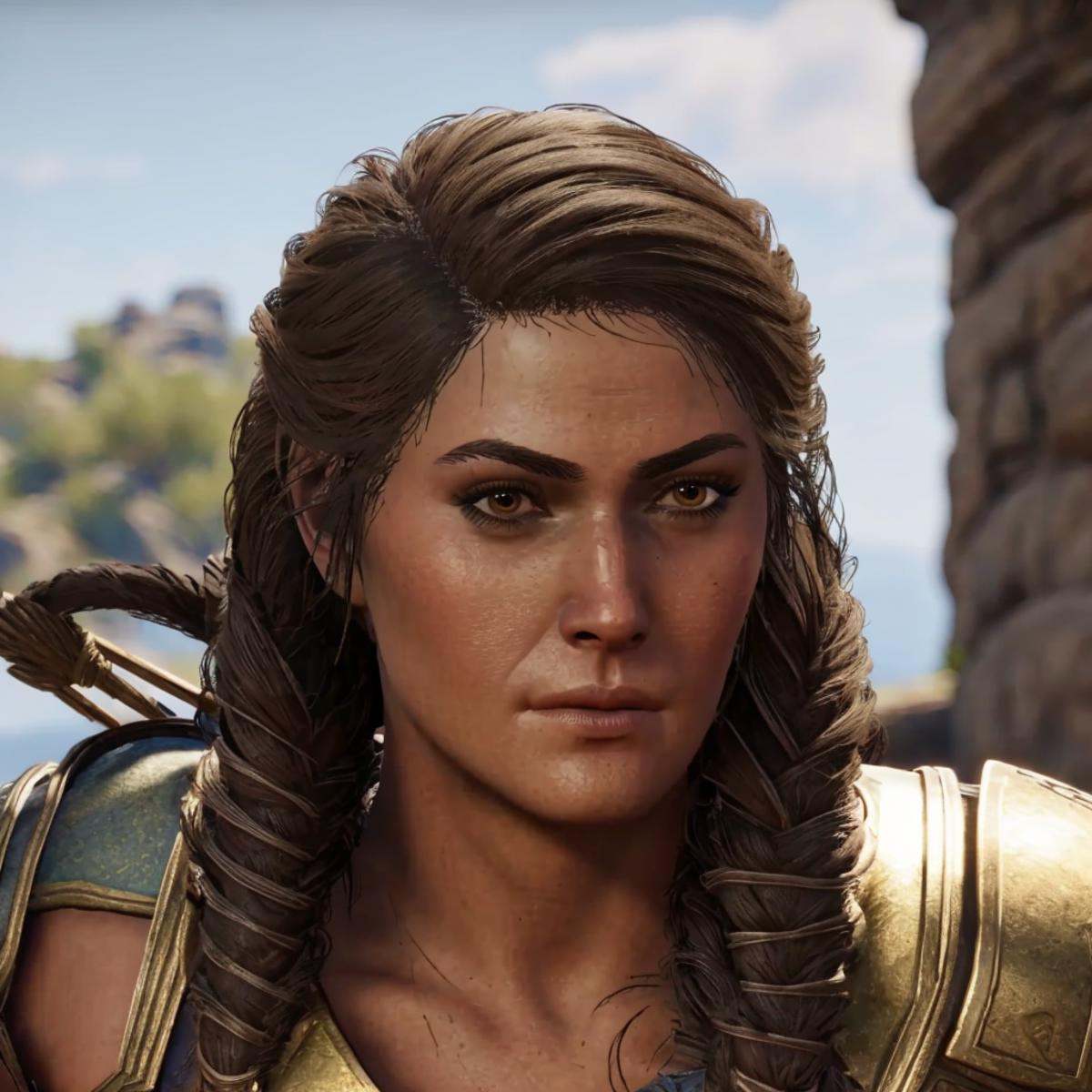 [warrior woman with athletic body],  [spartan],  kassandra from Assassin's Creed Odyssey on Tensor.Art