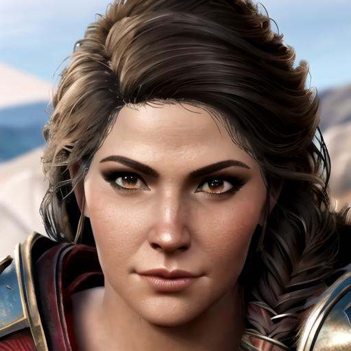 [warrior woman with athletic body],  [spartan],  kassandra from Assassin's Creed Odyssey on Tensor.Art