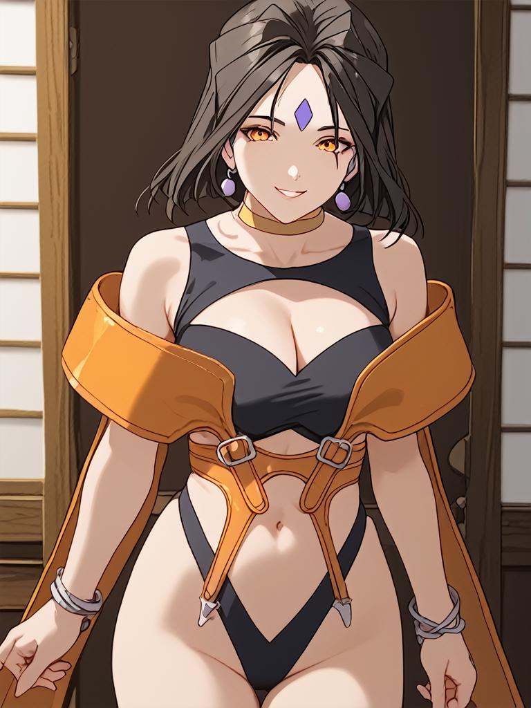 Expressiveh,  charming smile,  thigh on Tensor.Art