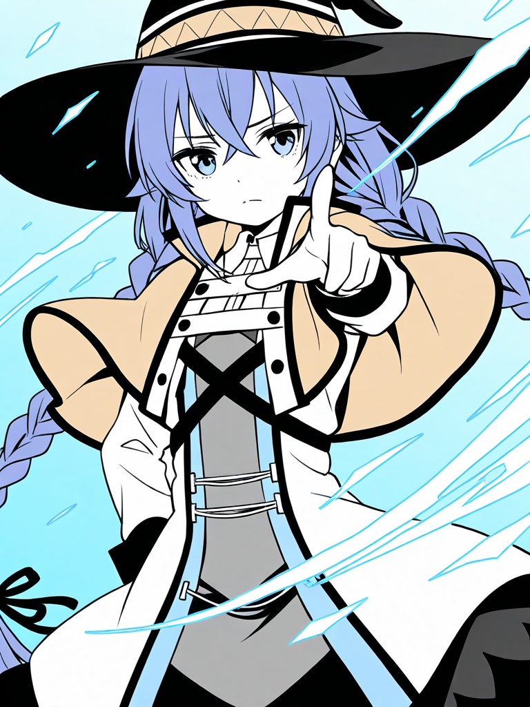 roxy migurdia,  1girl,  solo on Tensor.Art