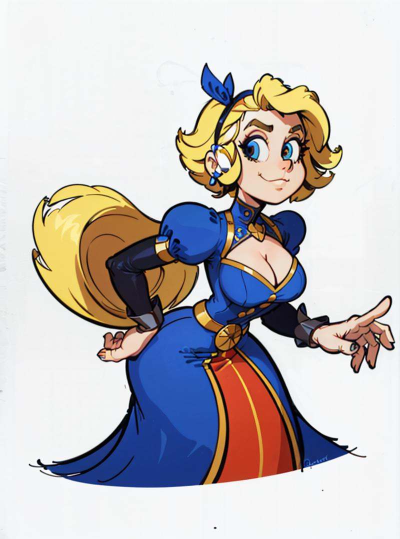 1girl,  ,  (blue dress on Tensor.Art