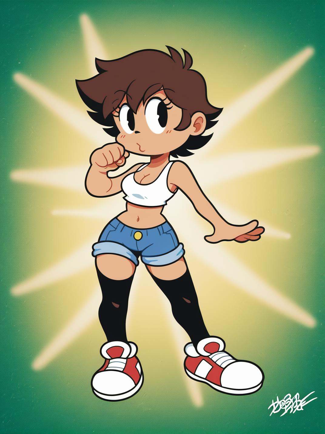 score_9,  1girl,  tomboy on Tensor.Art