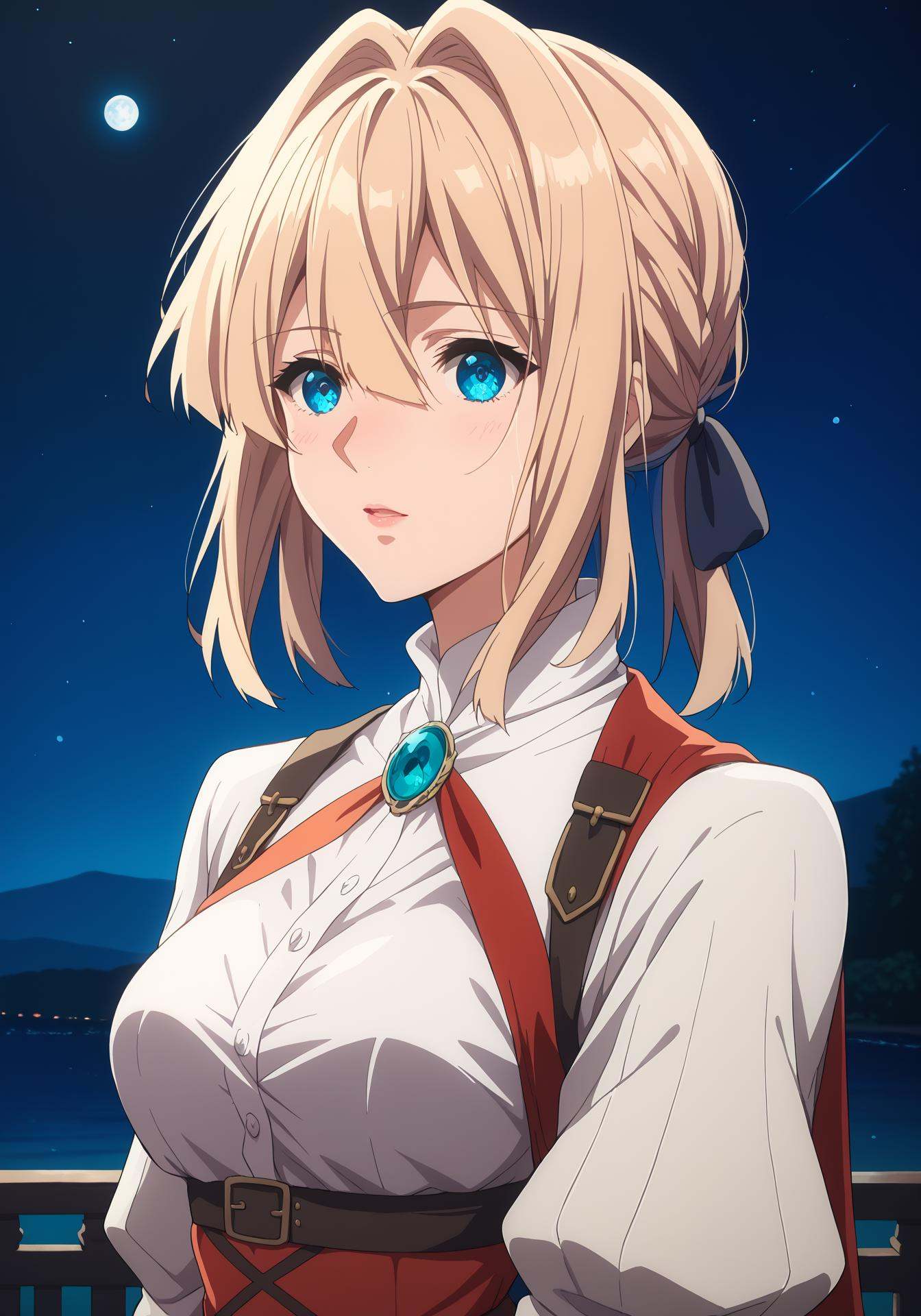 VEvergarden,  violet evergarden,  blonde hair on Tensor.Art