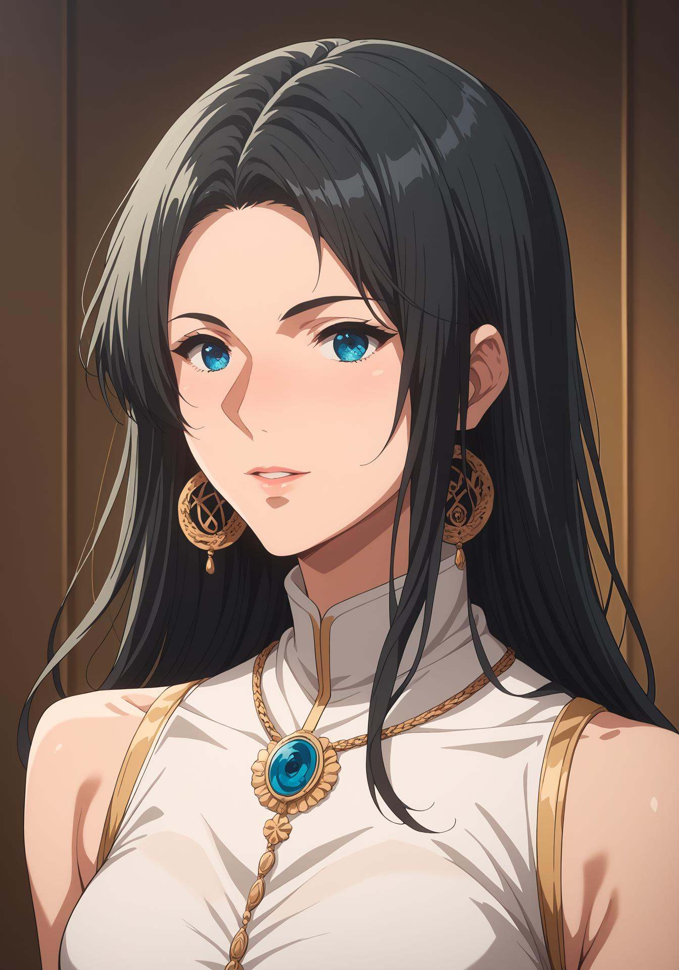 VEvergarden,  1girl,  black hair on Tensor.Art