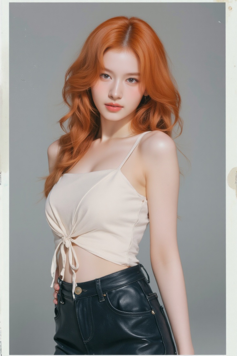polaroid,  1girl,  looking at viewer on Tensor.Art