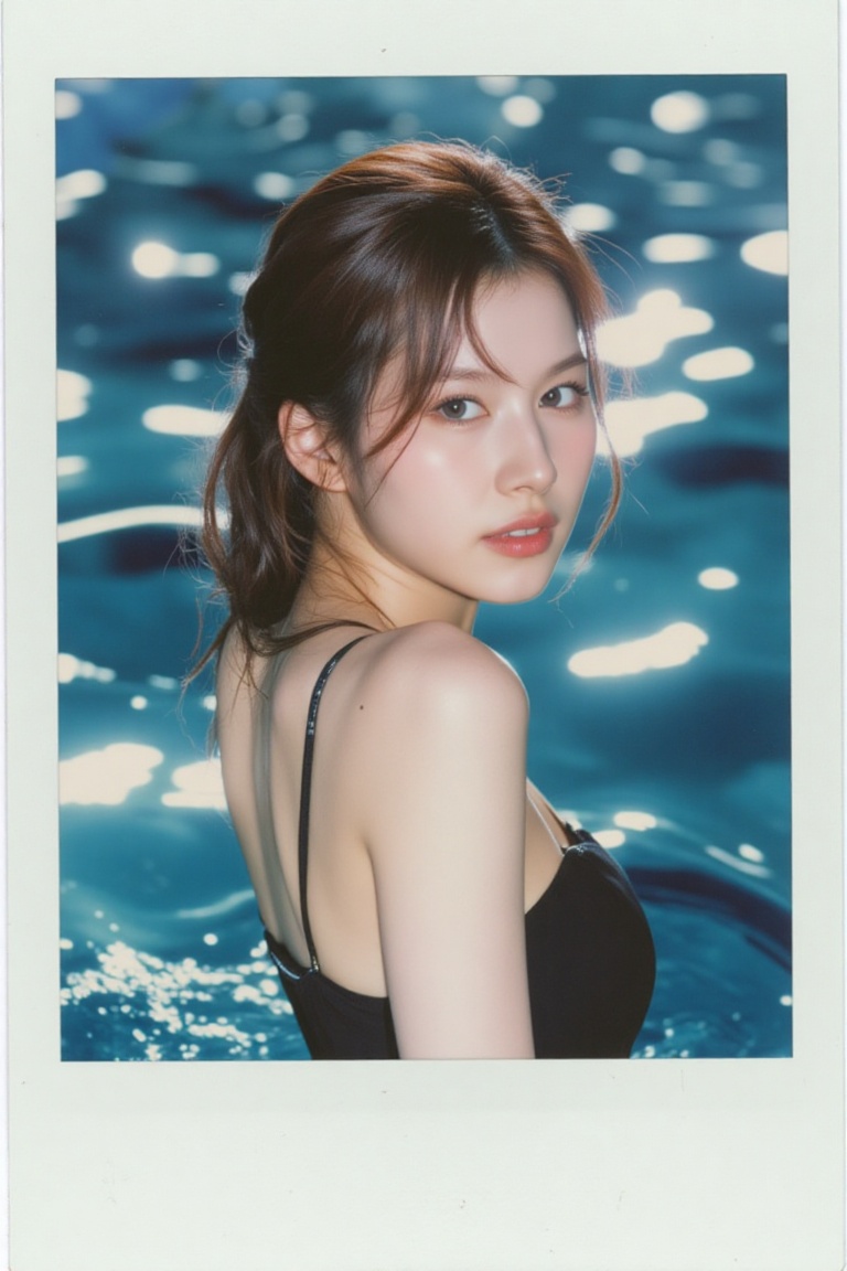 polaroid,  1girl,  looking at viewer on Tensor.Art
