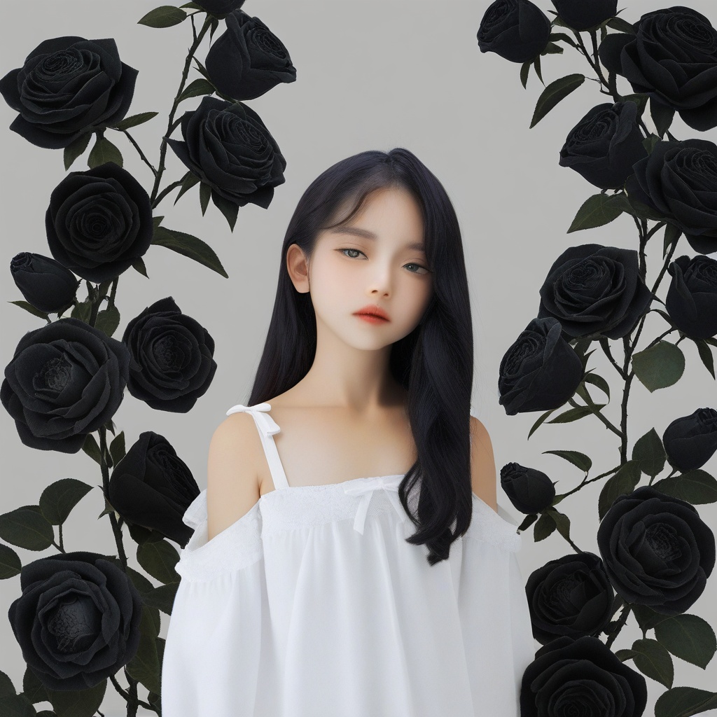 1girl,  solo,  long hair on Tensor.Art