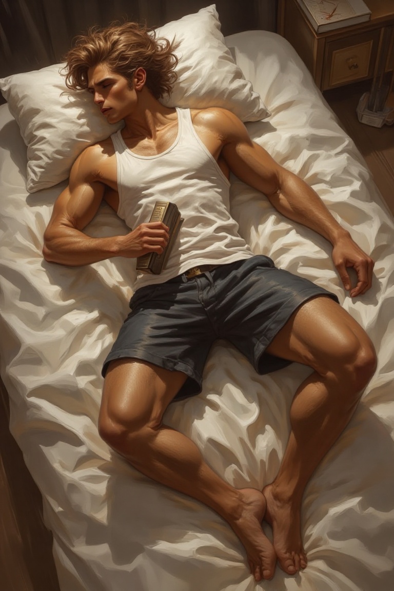 solo,  open mouth,  brown hair on Tensor.Art