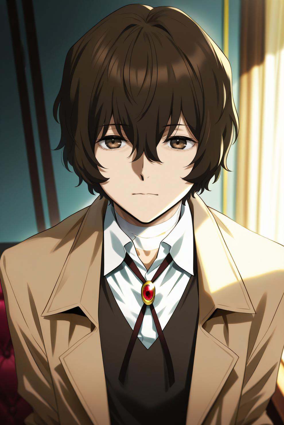 dazai osamu,  1boy,  solo on Tensor.Art