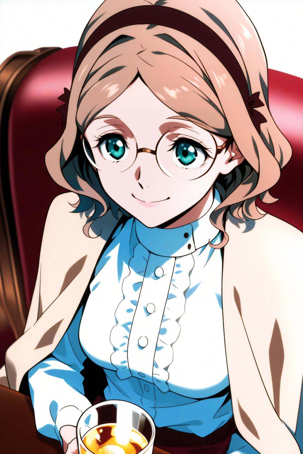 louisa alcott,  glasses,  hairband on Tensor.Art