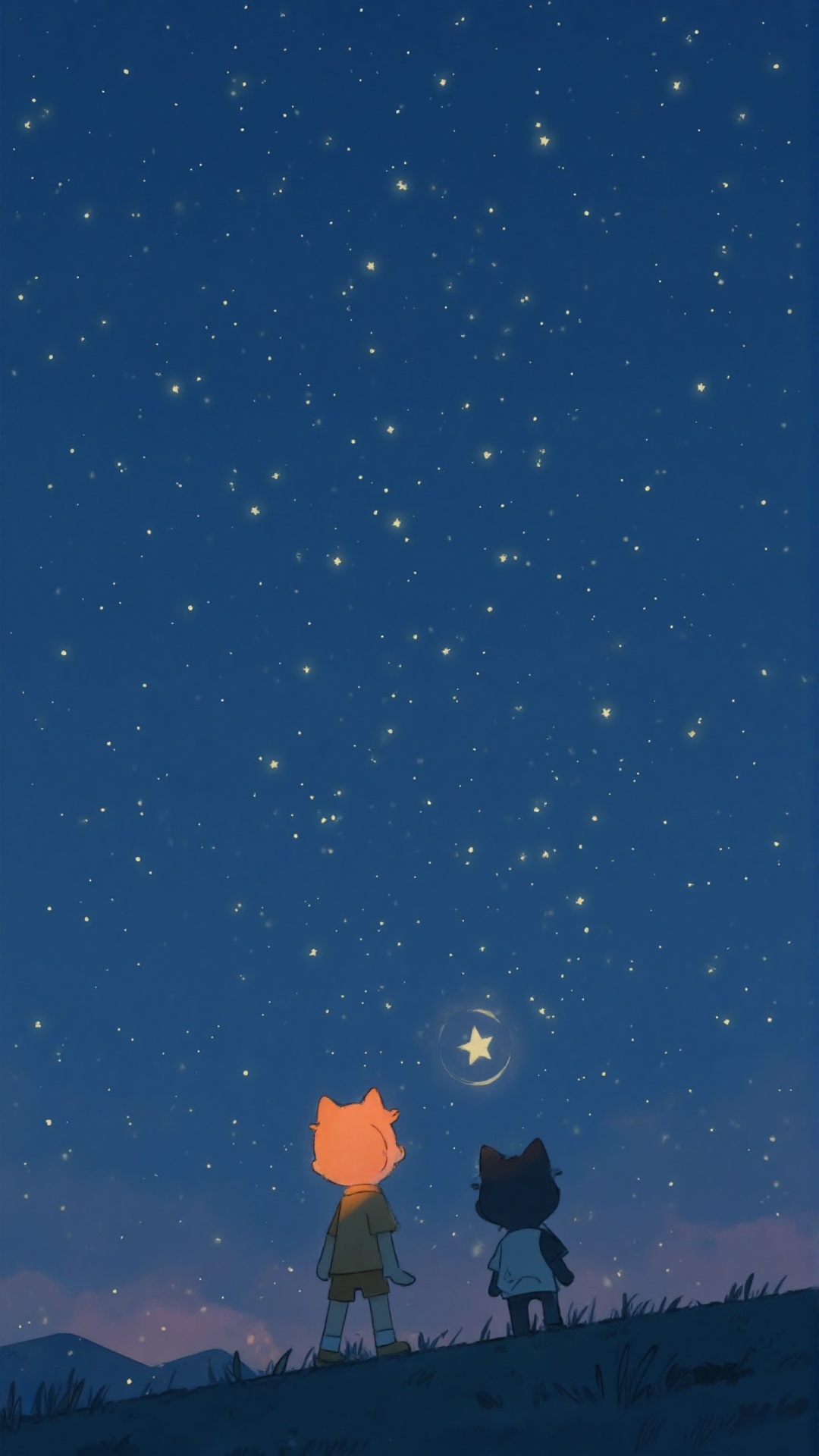 Boy watch on starry sky ,  nemionemCt,  nemionemGt on Tensor.Art