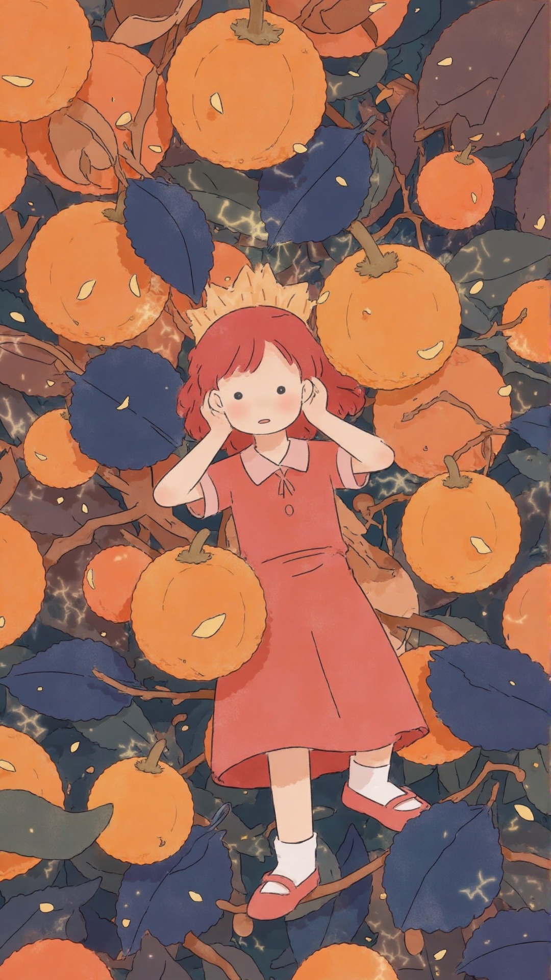 girl lies in oranges ,  nemionemCt,  nemionemGt on Tensor.Art