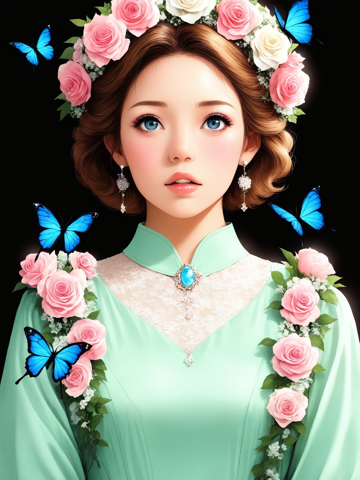 1girl,  solo,  looking at viewer on Tensor.Art